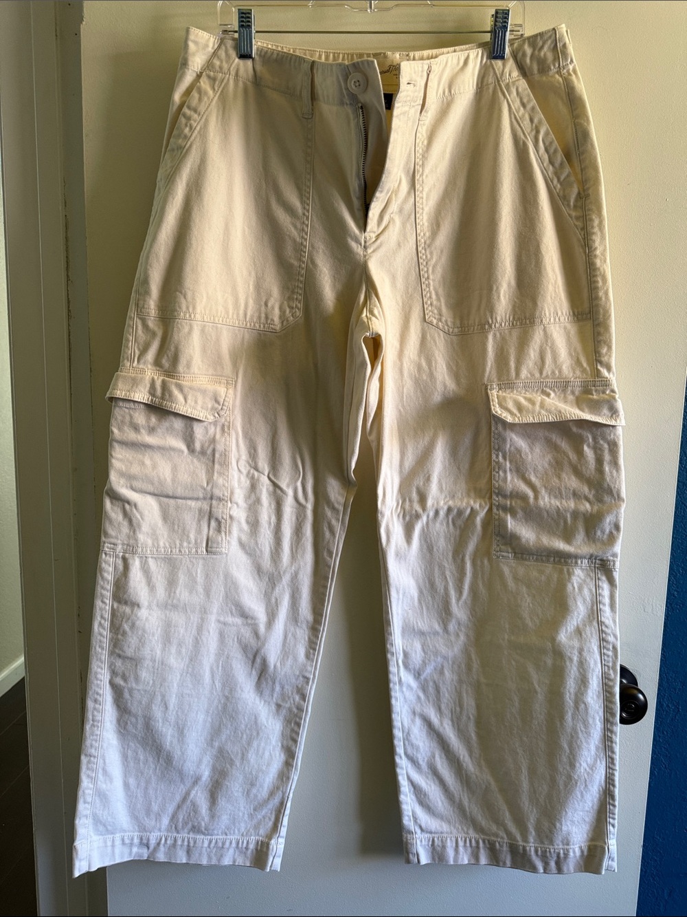 Universal Thread Men's Cargo Pants in Cream